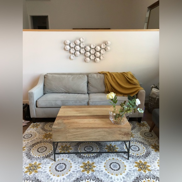 West Elm Geometric Ceramic Wall Art - Picture 3 of 7